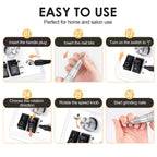 SUBAY 30,000RPM Efile Nail Drill — High-Speed Nail File with 106 Bits for Acrylic, Gel, and Thick Nails