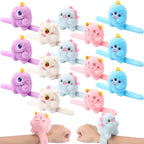 Sumind 15 Pcs Monster Slap Bracelets – Plush Monster Party Favors for Kids