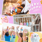 Sumind 15 Pcs Monster Slap Bracelets – Plush Monster Party Favors for Kids