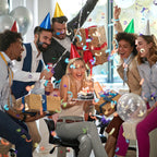 Sumind Party Hats – 50 Metallic Cone Hats in Gold, Silver, Red, Blue & Green