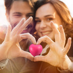 Sumind 50 Pcs Valentines Heart Stress Balls – Rose Red Heart Gifts & Party Favors