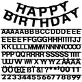 SUNBEAUTY 146 Pcs DIY Letter Banner Kit – Customizable Letters & Symbols for Parties