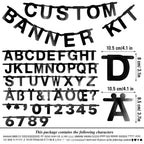 SUNBEAUTY 146 Pcs DIY Letter Banner Kit – Customizable Letters & Symbols for Parties