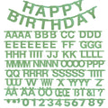 SUNBEAUTY 146 Pcs Sage Green DIY Banner Letters — Customizable Kit for Parties