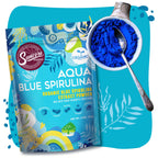 Suncore Foods Organic Aqua Blue Spirulina Powder – 2 oz, Gluten-Free & Non-GMO