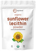 Bio Sonnenblumenlecithin Pulver – 454g, kaltgepresst & gentechnikfrei