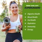 Sunfood Supergreens - Organic Greens Powder with Probiotics (8 oz)