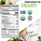 Sunfood Supergreens - Organic Greens Powder with Probiotics (8 oz)