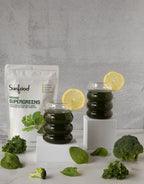 Sunfood Supergreens - Organic Greens Powder with Probiotics (8 oz)