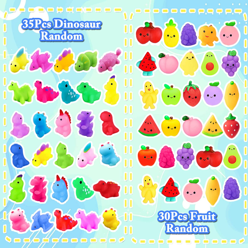 SUNPROUND 200Pcs Kawaii Mochi Squishies – Fidget Toys, Party Favors & Classroom Prizes