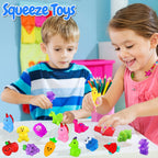 SUNPROUND 200Pcs Kawaii Mochi Squishies – Fidget Toys, Party Favors & Classroom Prizes