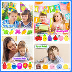 SUNPROUND 200Pcs Kawaii Mochi Squishies – Fidget Toys, Party Favors & Classroom Prizes