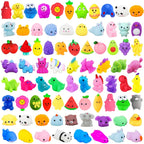 SUNPROUND 200Pcs Kawaii Mochi Squishies – Fidget Toys, Party Favors & Classroom Prizes