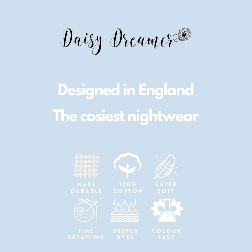 Daisy Dreamer Women's Jersey Marl Loungewear Pyjama Set Super Soft Comfort Relaxed Fit