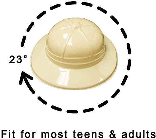 Super Z Outlet Safari Party Hats – Jungle Explorer Pith Hat Pack (24-pack)