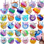 Supovil 72pcs Animal Pop It Ball Set – 3D Fidget Toys & Party Favors