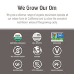 OM MUSHROOM SUPERFOOD Chaga Powder – 7.05 oz, 100 Servings, Organic