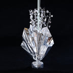 Suppromo 6-Set Silver Table Balloon Stand Kit with Silver & Confetti Balloons