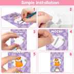 SURCVIO 28-Pack Valentines Day Animal Mochi Squishies with Cards – Classroom Gifts & Party Favors