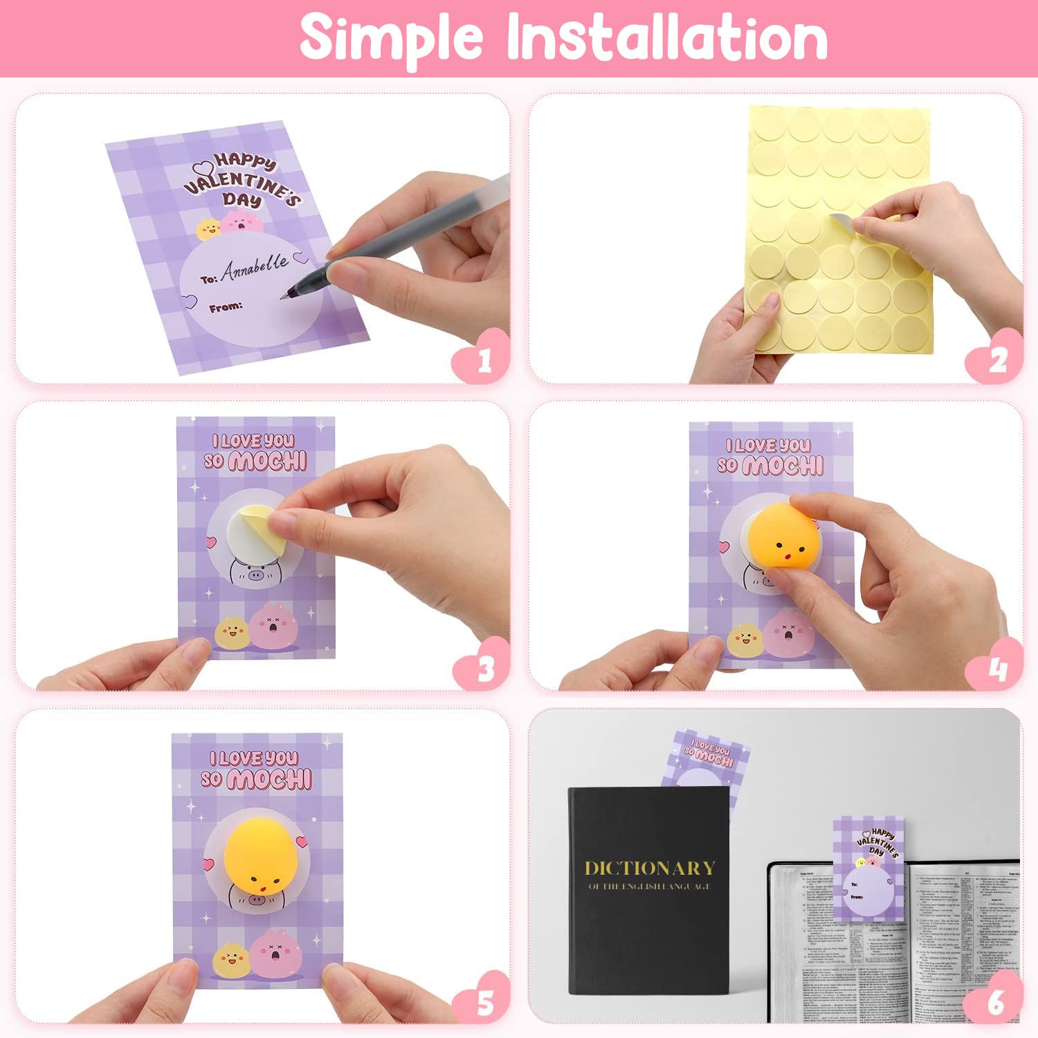 SURCVIO 28-Pack Valentines Day Gift Cards with Animal Mochi Squishy Toys | Classroom Prizes & Party Favors