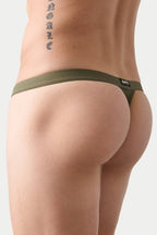 SURGE Swim Thong - Army Green