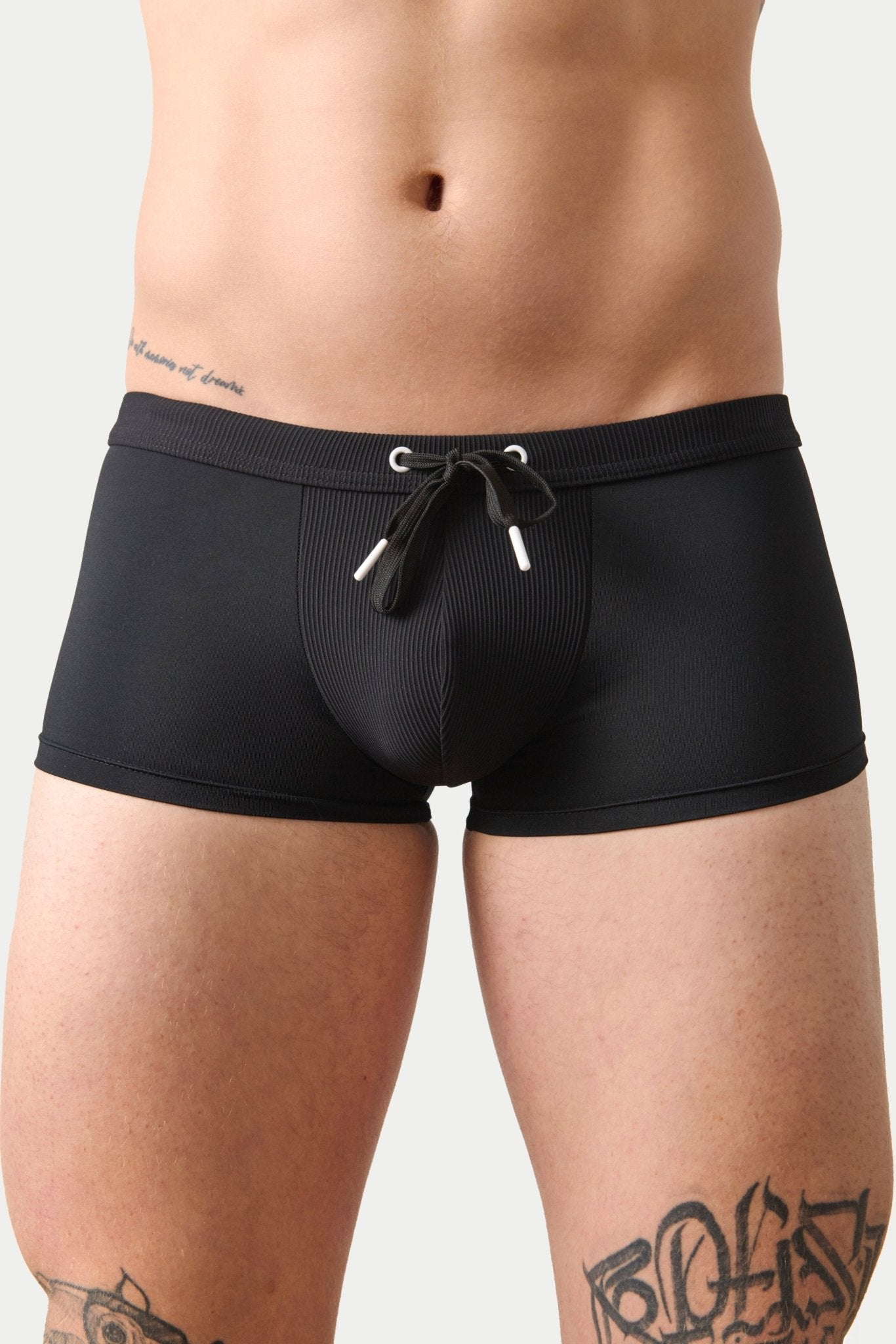 SURGE Swim Thong Trunks - Black