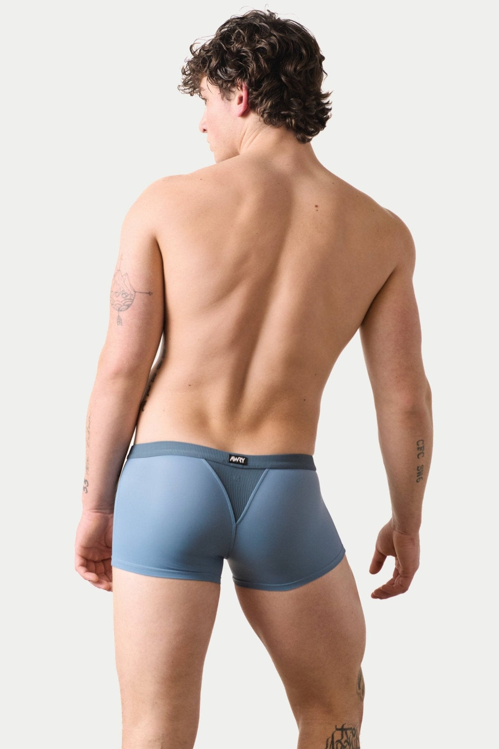 SURGE Swim Thong Trunks - Steel Blue