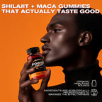 Susnen Power Gummies with Shilajit and Maca – Pure Himalayan Organic, 60 Gummies