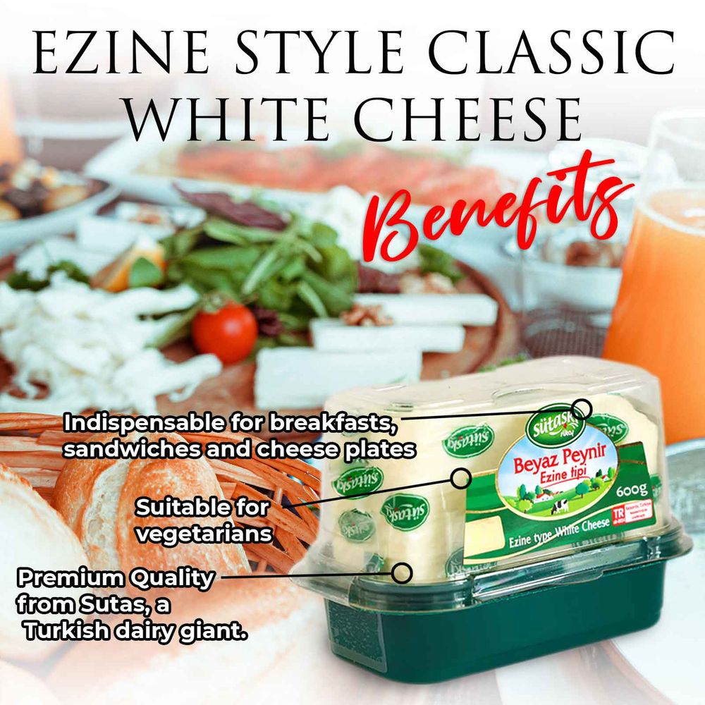 Sutas Ezine Style Classic White Cheese Pack 600g