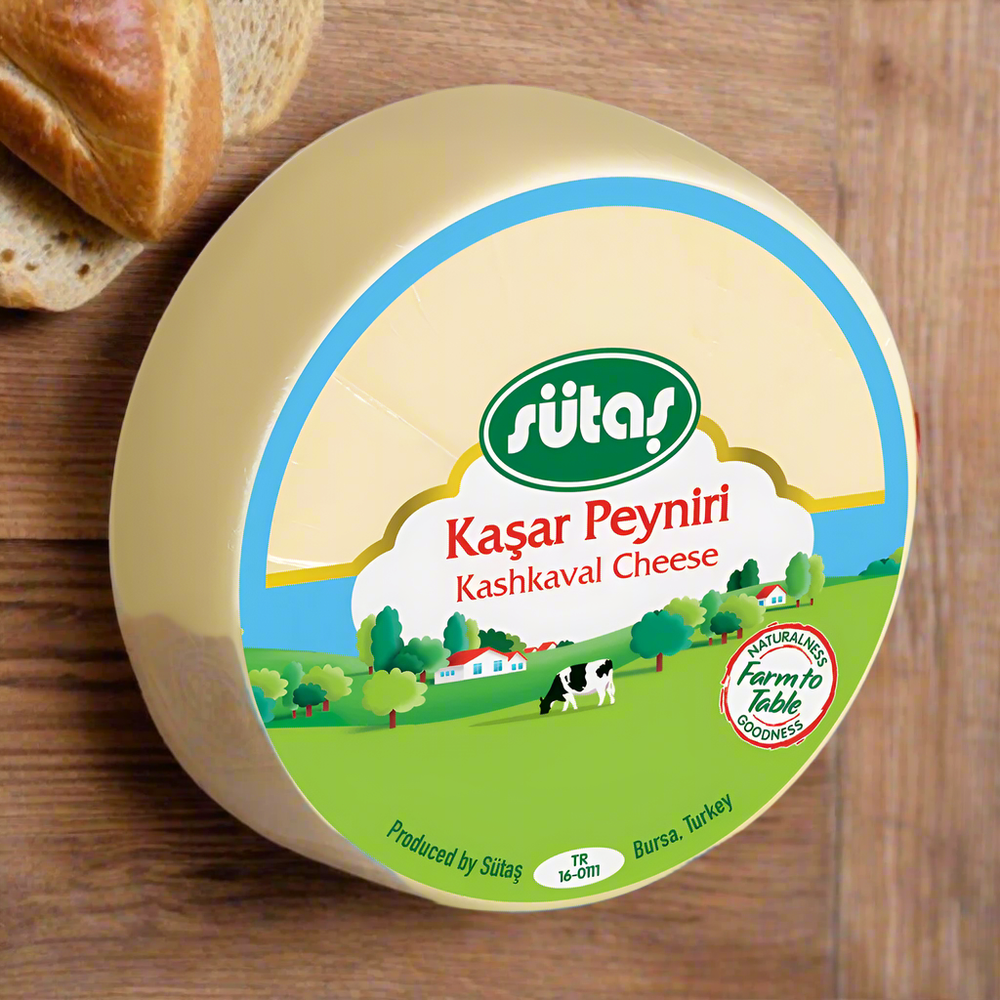 Sutas Kashkaval Cheese Kasar Peyniri Round Pack 400g