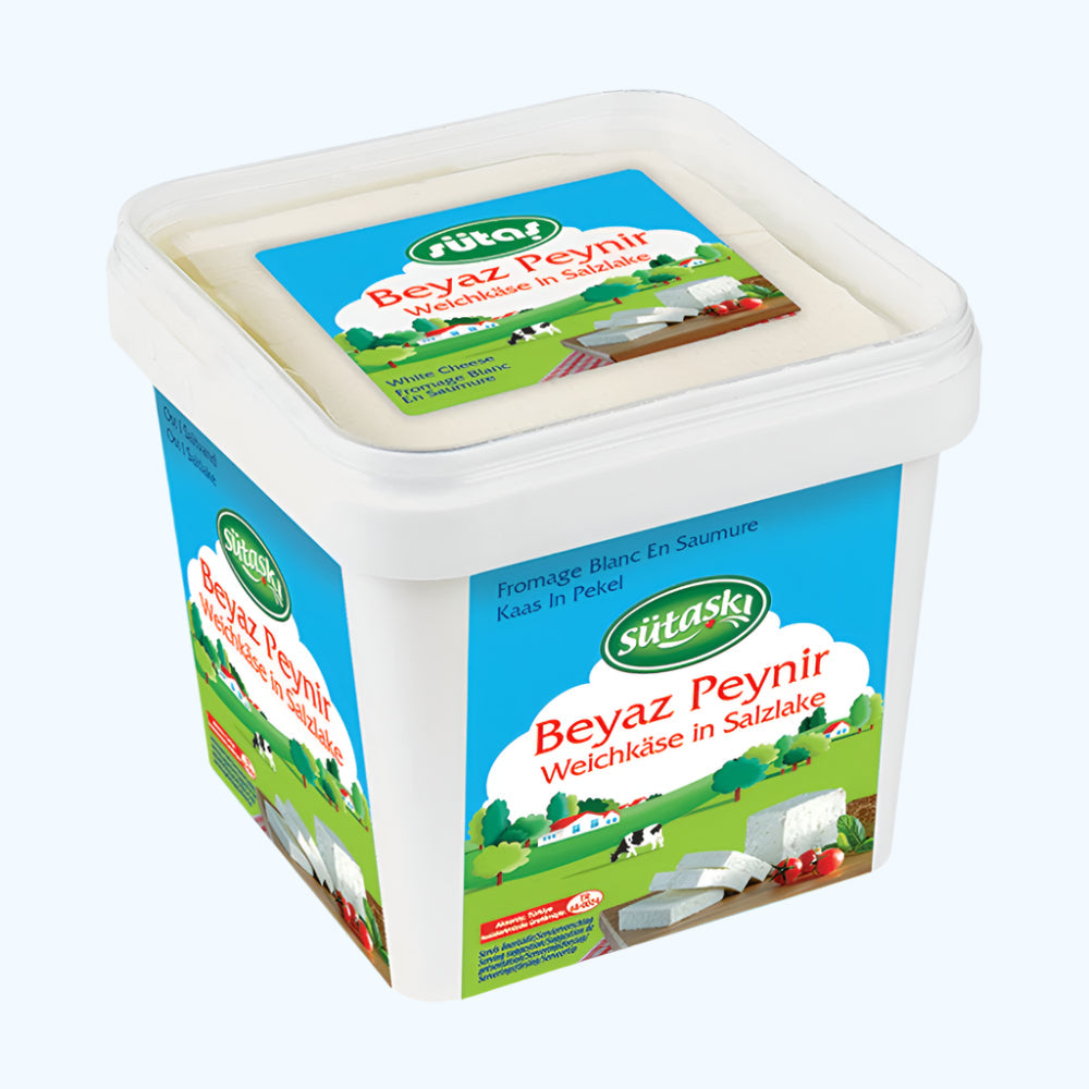 Sutas White Cheese Beyaz Peynir in Brine Tub Pack 500g