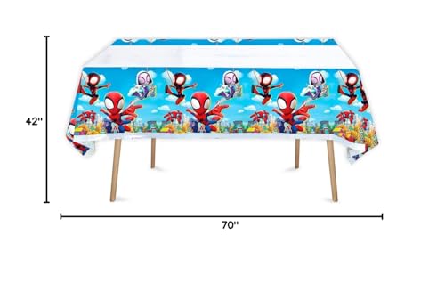 SUTRADHAR Spiderman Tablecloth 2-Pack – 70 x 42 inches | Party Table Cover