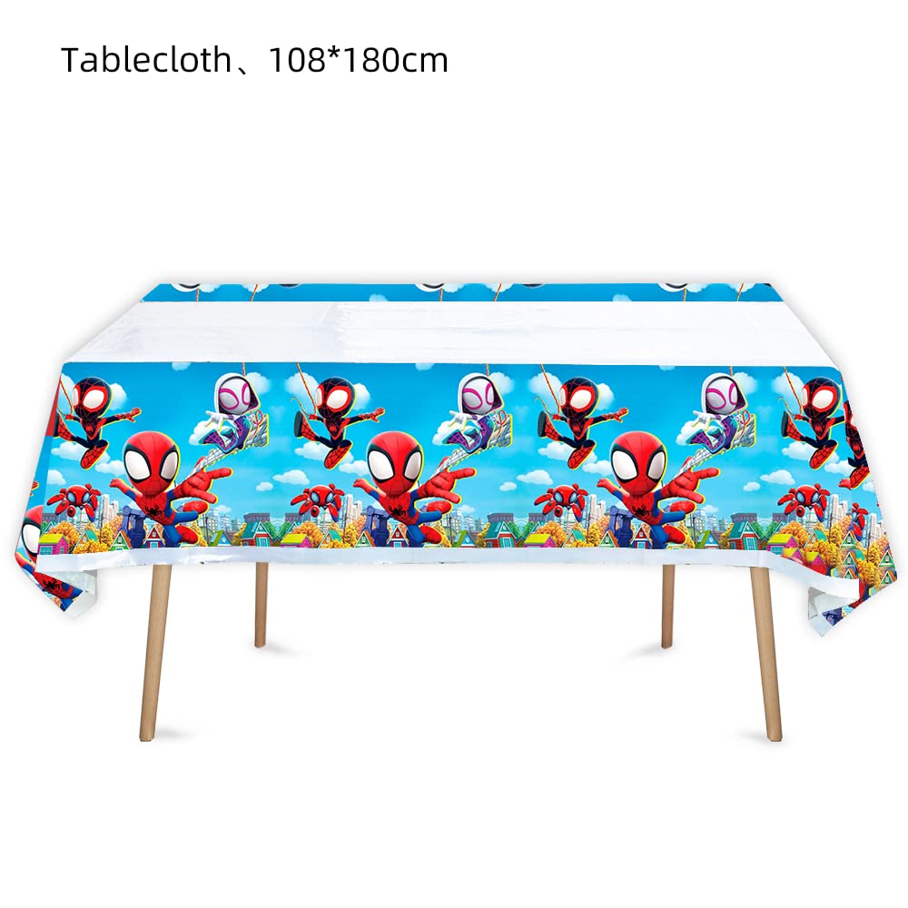 SUTRADHAR Spiderman Tablecloth 2-Pack – 70 x 42 inches | Party Table Cover