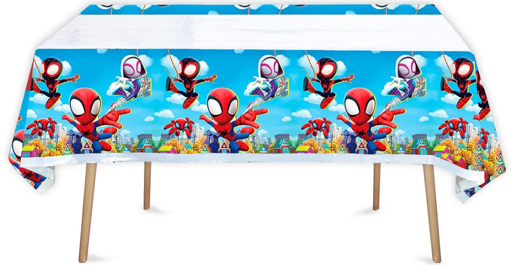 SUTRADHAR Spiderman Tablecloth 2-Pack – 70 x 42 inches | Party Table Cover