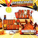 Suzile 6-Piece Basketball Wooden Table Decorations – Centerpieces for Birthday & Baby Shower