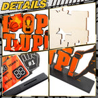 Suzile 6-Piece Basketball Wooden Table Decorations – Centerpieces for Birthday & Baby Shower