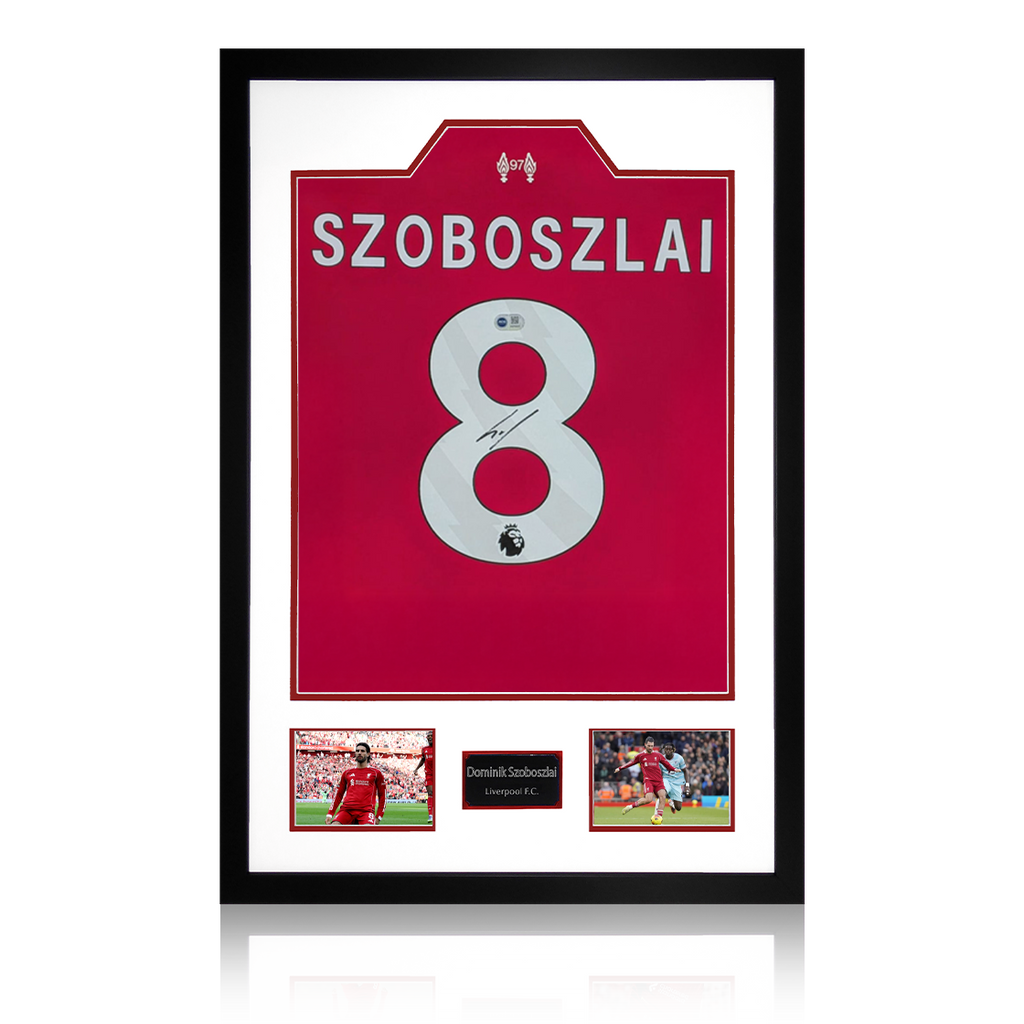 Dominik Szoboszlai Signed Liverpool 25/26 Shirt Premium Frame (ACG Cert)