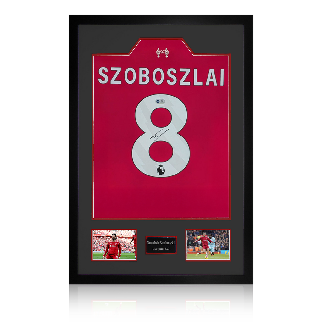 Dominik Szoboszlai Signed Liverpool 25/26 Shirt Premium Frame (ACG Cert)