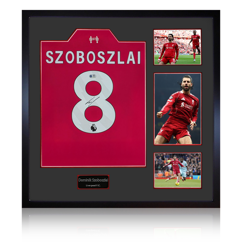 Dominik Szoboszlai Signed Liverpool 25/26 Shirt Elite Frame (ACG Cert)