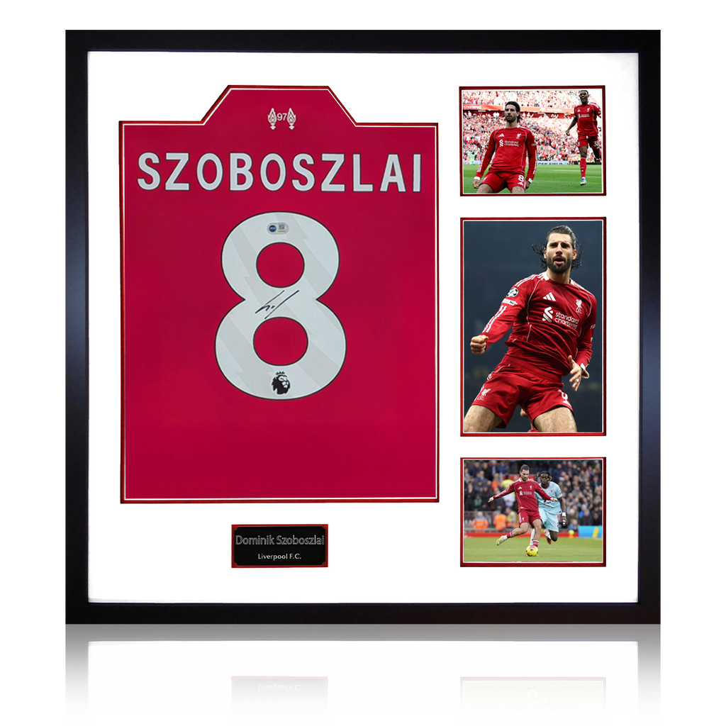 Dominik Szoboszlai Signed Liverpool 25/26 Shirt Elite Frame (ACG Cert)