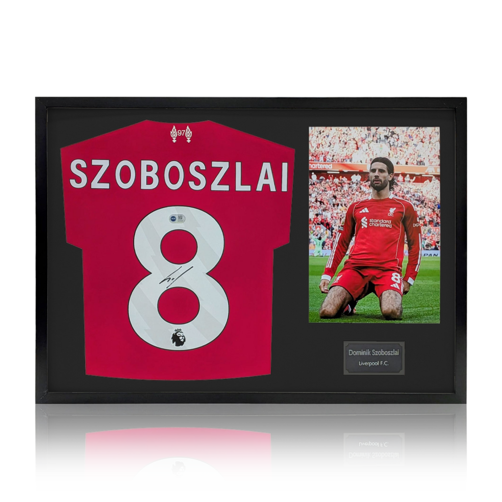 Dominik Szoboszlai Signed Liverpool 25/26 Shirt Classic Frame (ACG Cert)