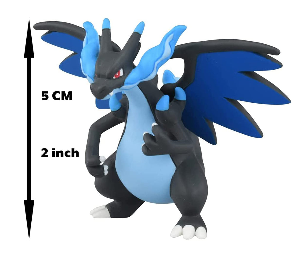 Takara Tomy Pokemon Moncolle MS-51 Mega Charizard X Figure – Collectible Monster Collection
