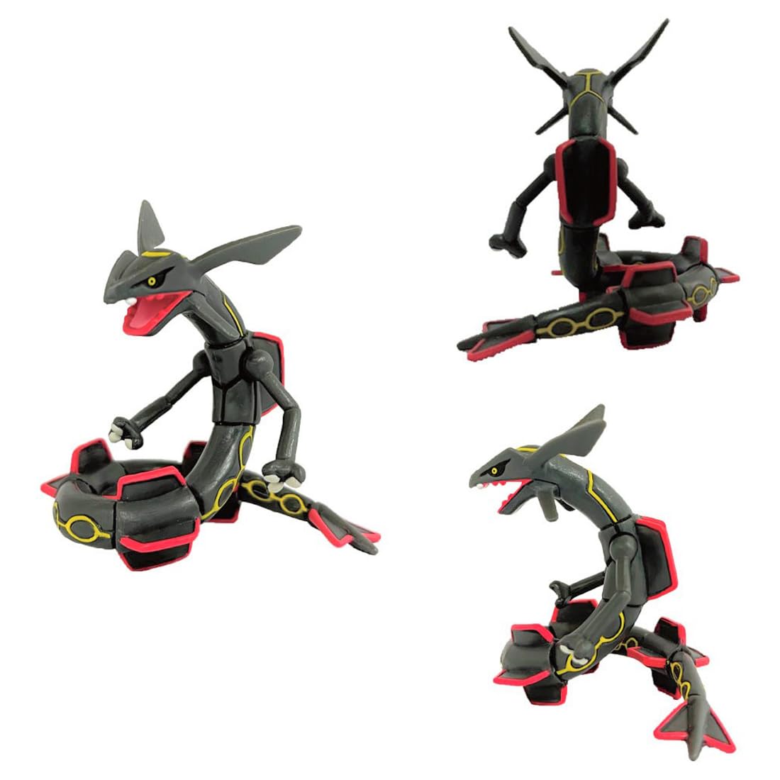TAKARA TOMY Pokemon Moncolle Pokedelze Black Rayquaza (Ancient Pokeball) – Collectible Interactive Ball