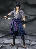 TAMASHII NATIONS Naruto Shippuden Sasuke Uchiha S.H.Figuarts Action Figure – He Who Bears All Hatred