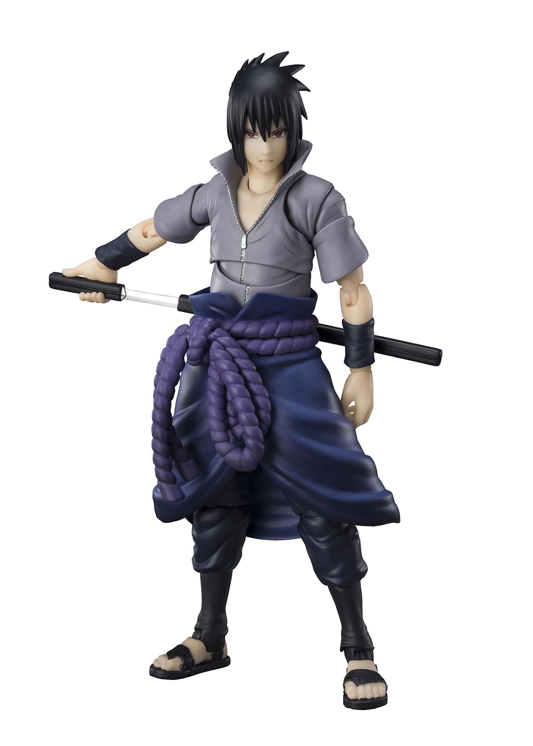 TAMASHII NATIONS Naruto Shippuden Sasuke Uchiha S.H.Figuarts Action Figure – He Who Bears All Hatred