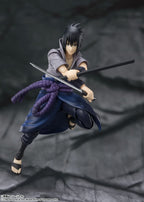 TAMASHII NATIONS Naruto Shippuden Sasuke Uchiha S.H.Figuarts Action Figure – He Who Bears All Hatred