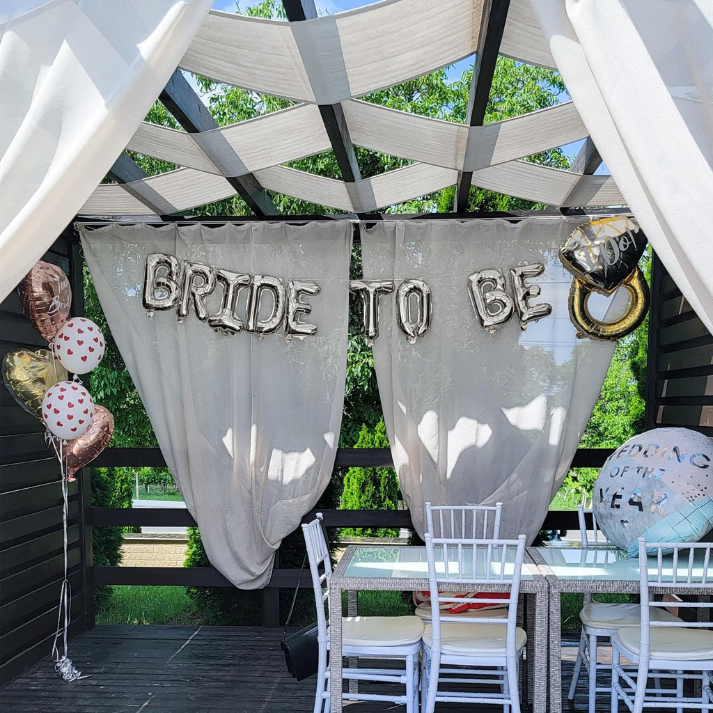 TangTuan 53 Pcs Silver Foil Letter Balloons – 16 Inch A-Z Sets + & Symbol for Custom Banners