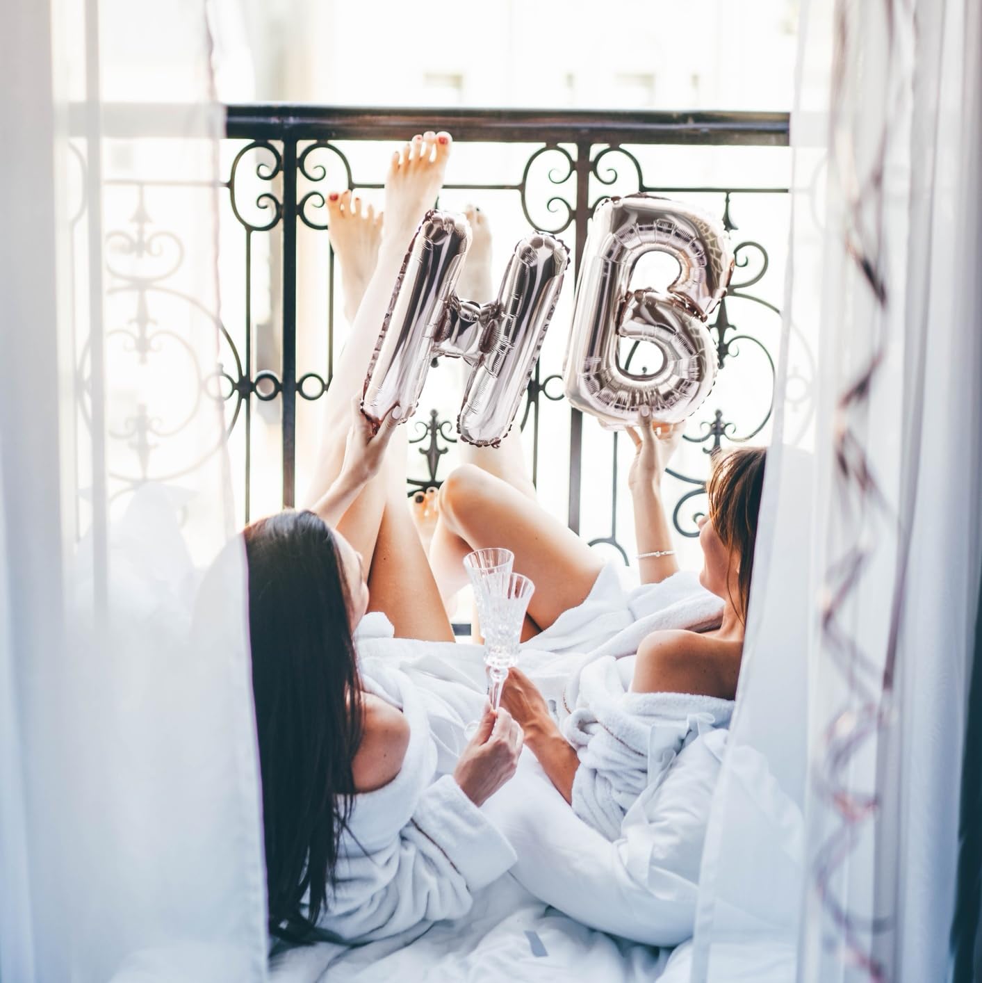 TangTuan 53 Pcs Silver Foil Letter Balloons – 16 Inch A-Z Sets + & Symbol for Custom Banners