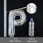 TangTuan 53 Pcs Silver Foil Letter Balloons – 16 Inch A-Z Sets + & Symbol for Custom Banners