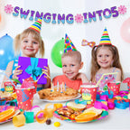 TaoBary Spider Theme 5th Birthday Banner – Pre-strung & Ready to Hang
